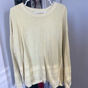 Daily Drills Light Yellow Sweatshirt